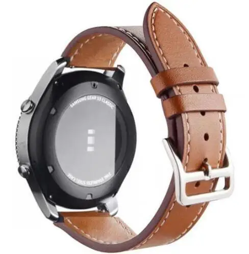 Ремешок pebble time для Samsuang Gear S3 S2 sport Galaxy Watch Active 42 мм 46 кожаный браслет huami amazfit huawei gt 2