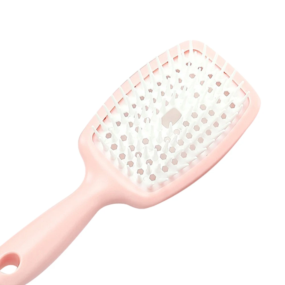 

1pc Hollowing Comb Dry Wet Hair Scalp Massage Comb Brush Salon Home Hair Straightening Brush DIY Hairdressing Tool