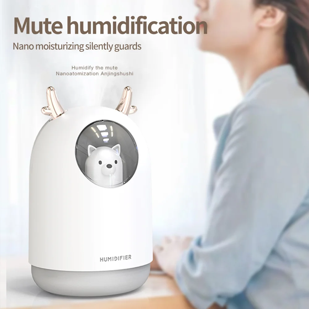 

Portable Air Humidifier Ultrasonic Aroma Essential Oil Diffuser Ultra-Silent For Home Car Air Aroma Essential Cool Mist Purifier