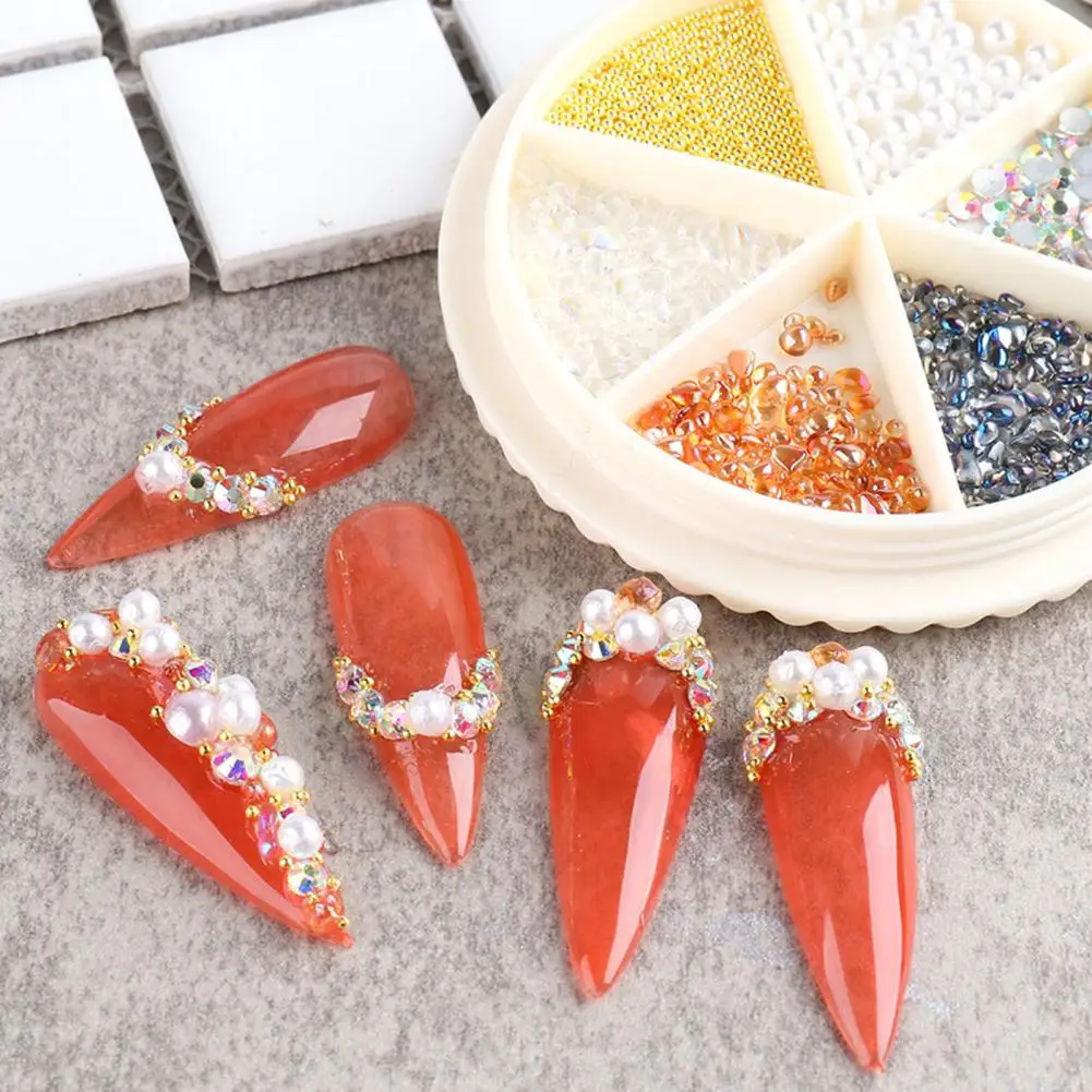 Украшение для ногтей Сияющие аксессуары металлические бусины эльфа украшения