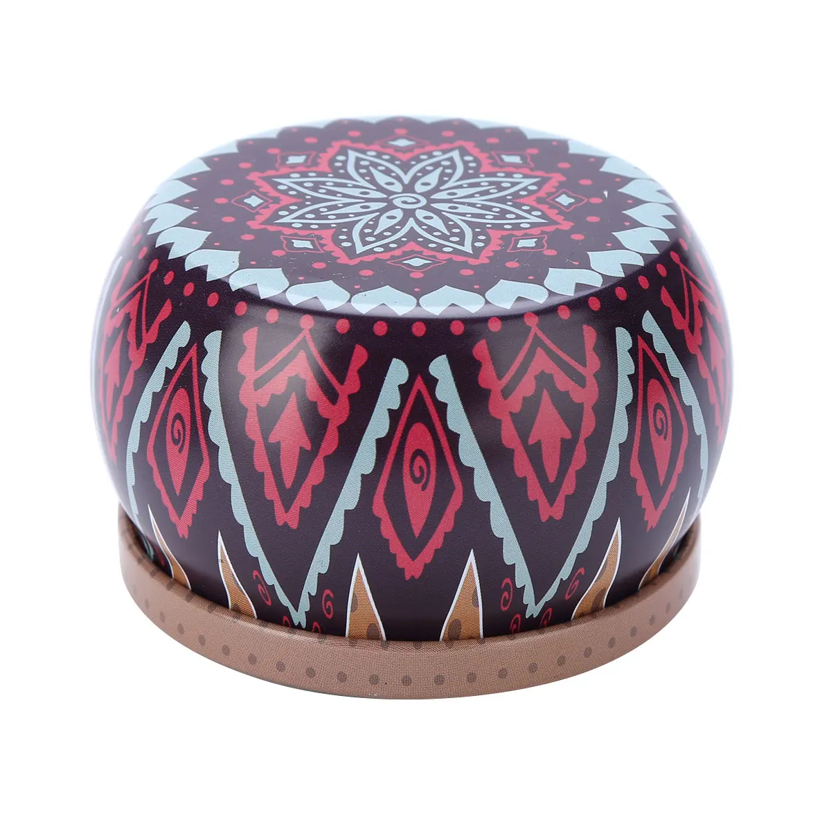 6 шт. винтажные пустые металлические жестяные банки для специй конфет ювелирных