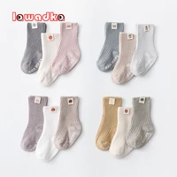 lawadka 3pairsset spring autumn newborn baby girls boys sock casual socks for girls cotton infant toddler socks for babies 2021