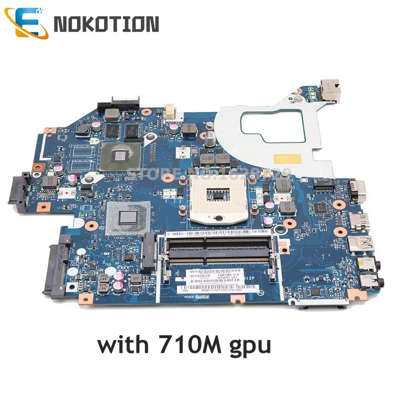 

NOKOTION laptop motherboard for Acer aspire V3-571G E1-571G V3-531G Q5WV1 LA-7912P NBM6B11001 NB.M6B11.001 NBM5711001 710M gpu