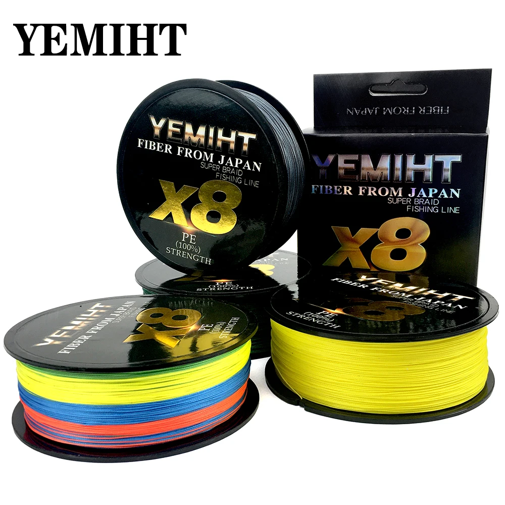 Рыболовная леска YEMIHT PE 8 плетеных нитей 500 м 300 мультифиламентная рыболовная 15 20 30