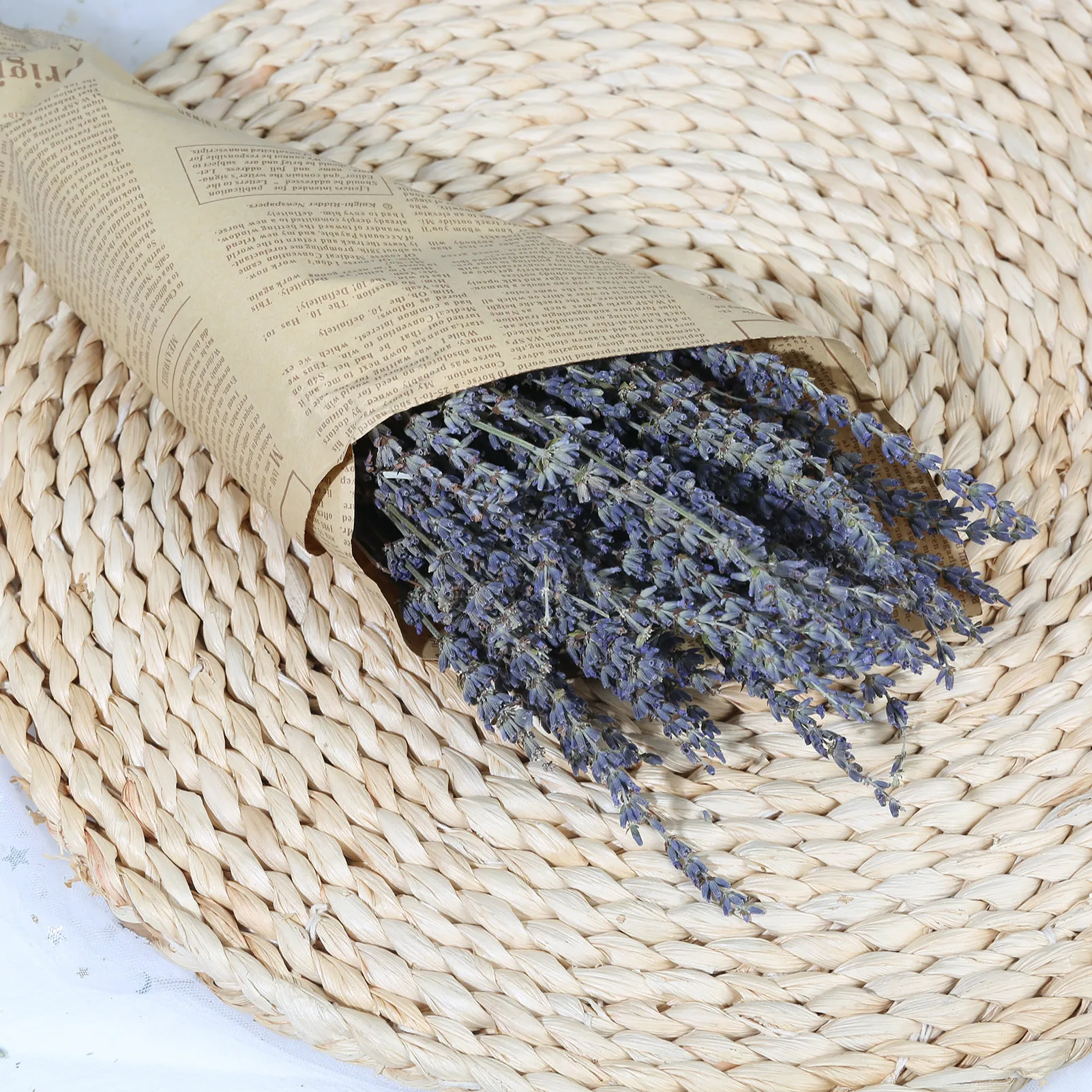 

Dried Lavender Flower Bouquet Home Floral Decorative Branch Wedding Decoration Accessories TT-best