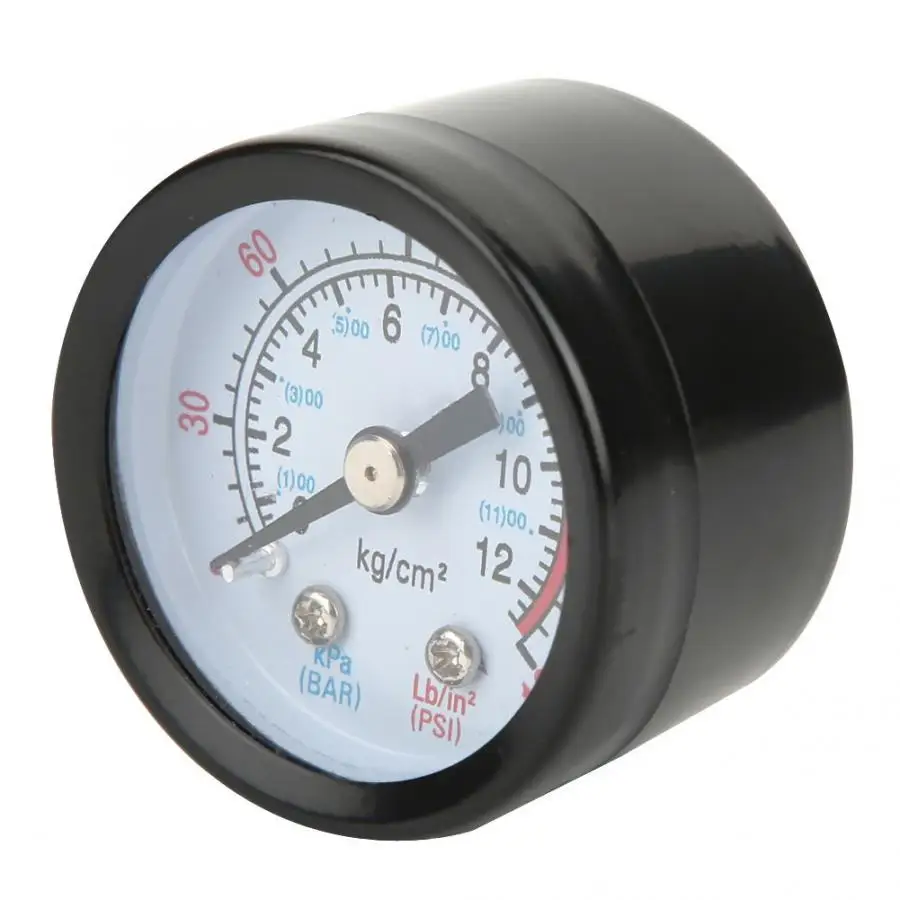 Воздушный манометр 1/8 &quotBSP резьба 0 180psi 12Bar двойная шкала для винта/поршневого