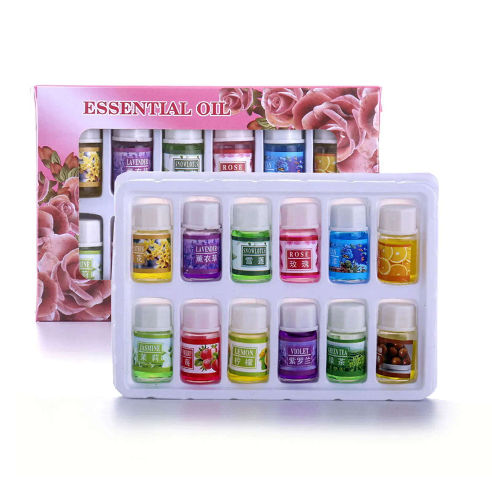 

Essential Oils For Aromatherapy Diffusers Massage Fragrances Oil Aroma Oils Rose Lavender Lemon Help Sleep Essential Oil