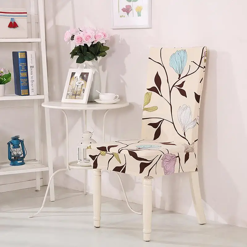 1 съемный чехол для стула с цветочным принтом эластичные Чехлы свадеб банкетов
