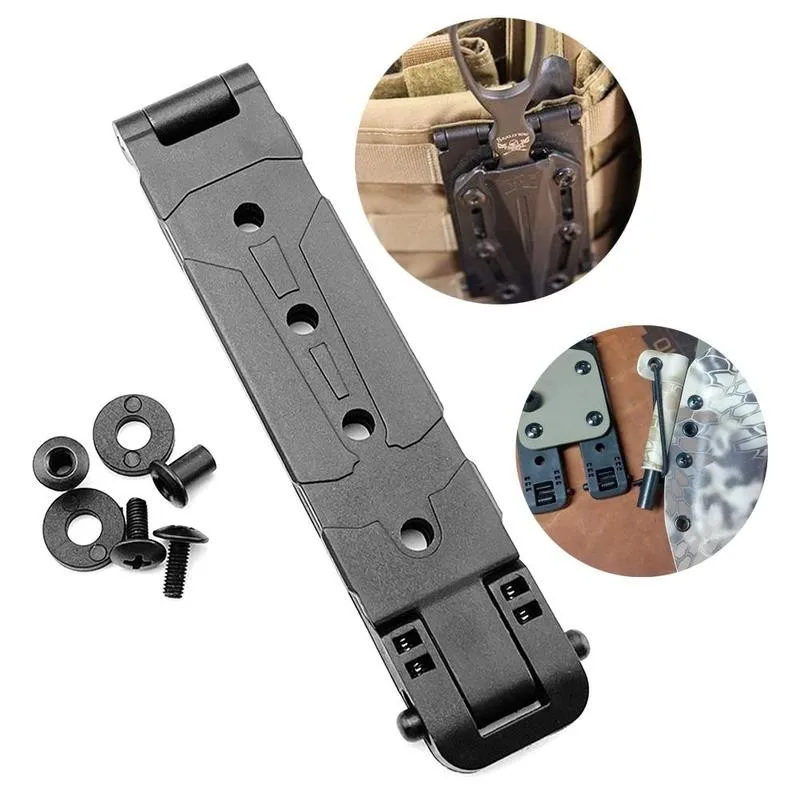 

For MOLLE-LOK Scabbard K Sheath Waist Clip System Scabbard Back Clip KYDEX Scabbard Carrying Clip K Sheath Buckle Free Shipping