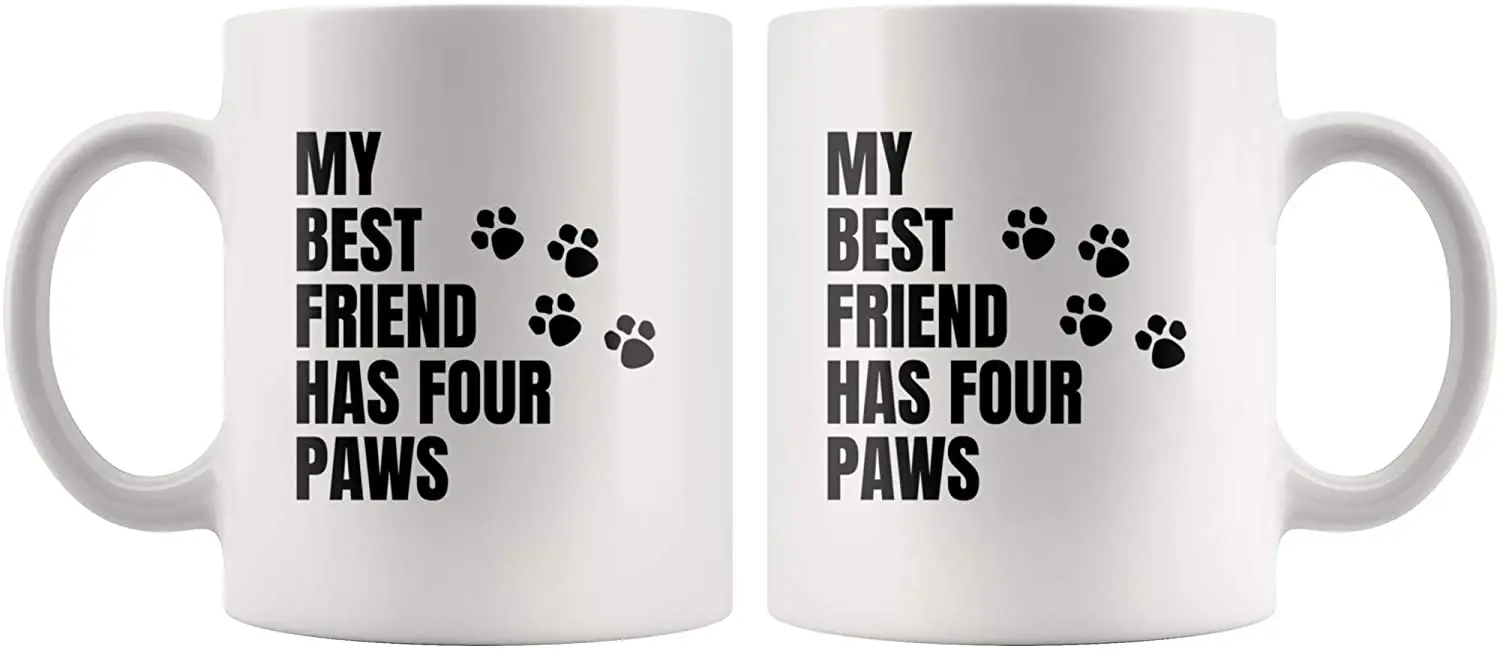 Кофейная кружка My Best Friend с четырьмя лапами 11 унций подарки для мамы кошкой я люблю