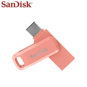 original sandisk ultra drive go 64gb 128gb 256gb dual otg usb 3 1 type c flash disk memory stick type a pendrive for pcphone free global shipping