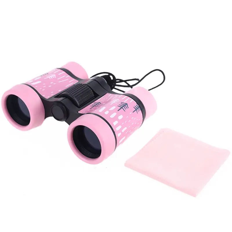 

W0YD 4x30 Binoculars Plastic Children Colorful Lightweight Telescope for Kids Compact