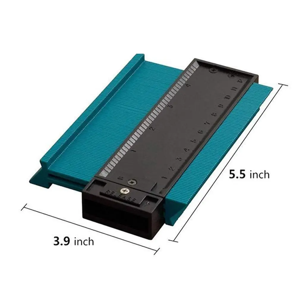 12/25cm Compact Contour Profile Ruler Gauge Tiling Laminate Tiles Edge Shaping Wood Measure Duplicator Sale | Инструменты