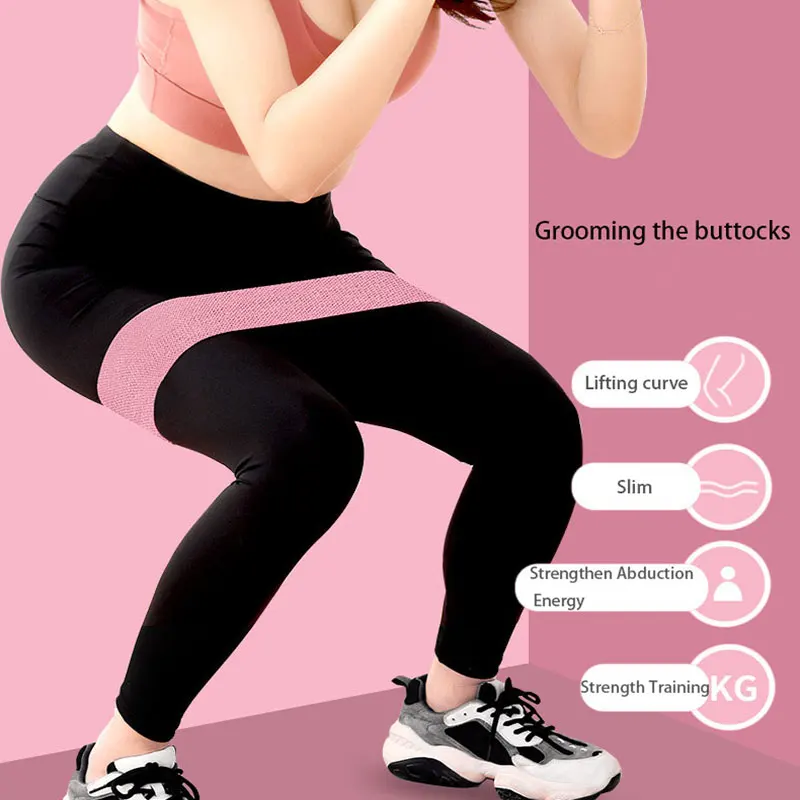 

Portable Fitness Exercise, Buttocks Ring, Latex Non-Slip Elastic Hip Ring, Fitness Squat Resistance Band, Yoga Elastic Band