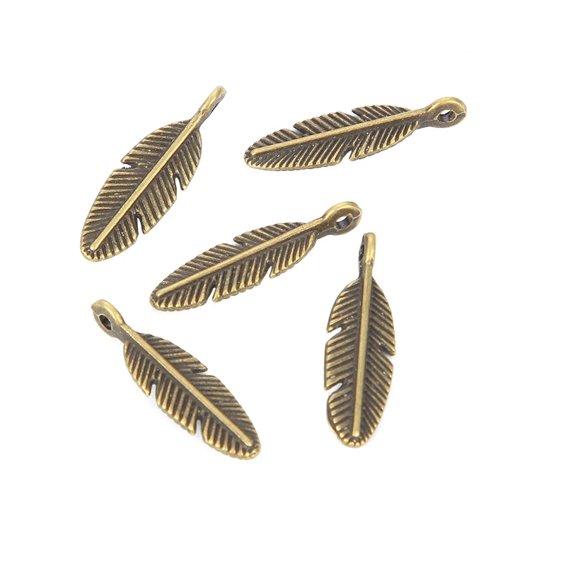 Фурнитура для ювелирных изделий листья из цинкового сплава Подвески