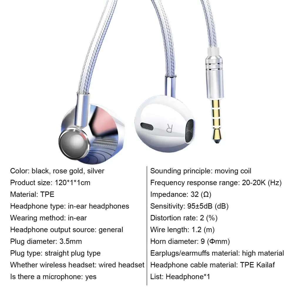 Проводные наушники гарнитура с глубокими басами штекер 3 5 мм наушники-вкладыши