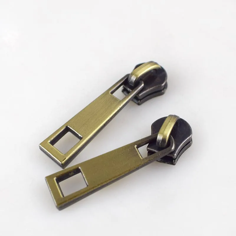 brass-10pcs 10/20 штук Модные 5# разъемная застежка-молния Металлические ползунки для молнии металла одежда с замком-молнией мешок швейная-пулер ограничитель молнии тянет на молнии комплект для ремонта аксессуары «сделай сам» - Цвет: brass-10pcs