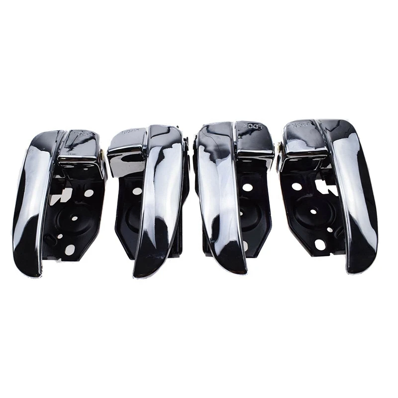 4 шт. новые хромированные передние задние левые правые внутренние дверные ручки