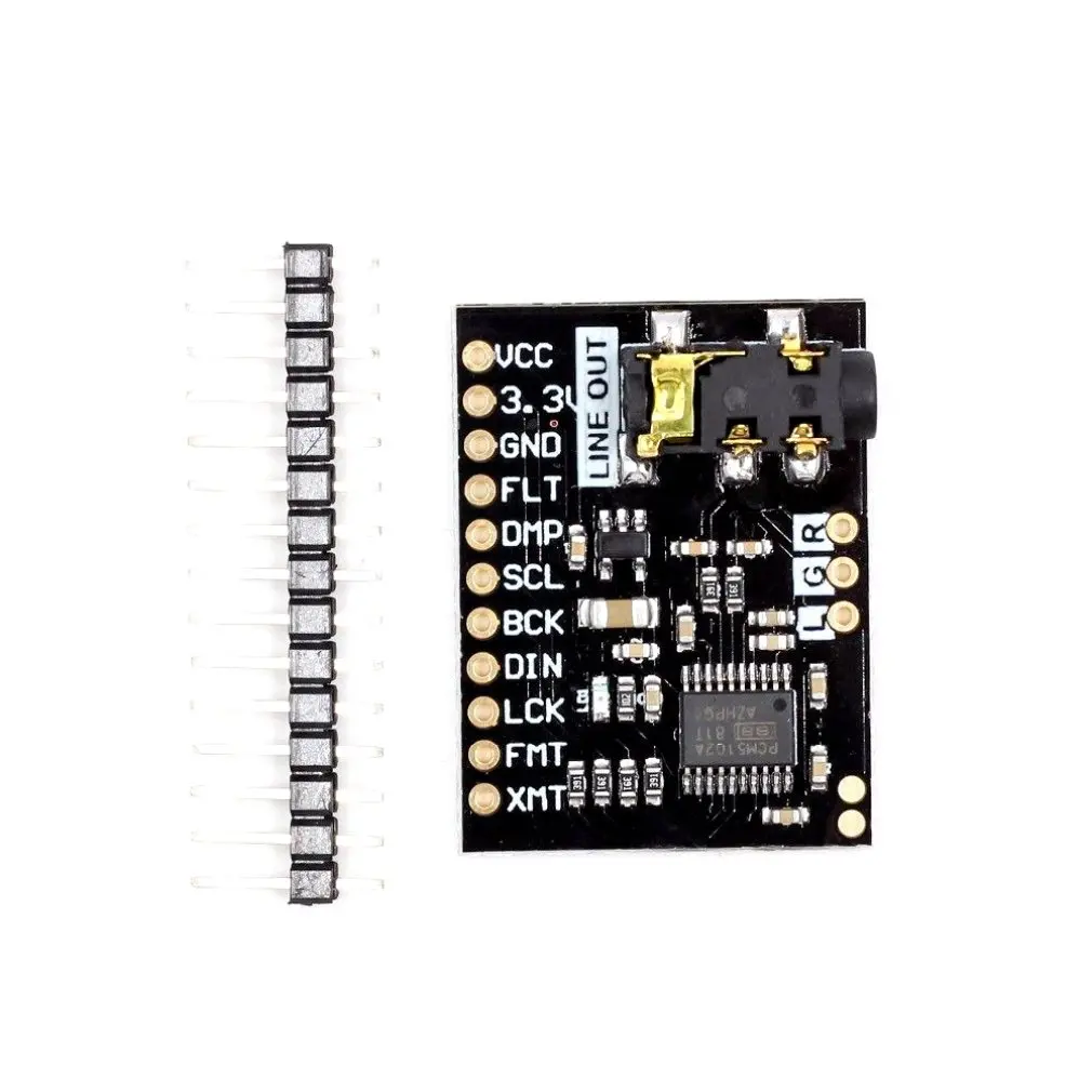 PCM5102A DAC декодер ies 32 бит плеер модуль за ES9023 PCM1794 Raspberry Pi стерео совместимая плата |