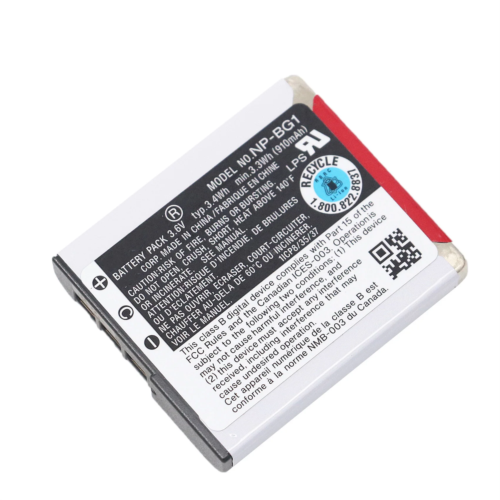 2Pcs Original NP-BG1 NP-FG1 3.6V 910mah Camera Battery For SONY Cyber-shot DSC-H3 DSC-H7 DSC-H9 DSC-H10 DSC-H20 DSC-H50 DSC-H55 |