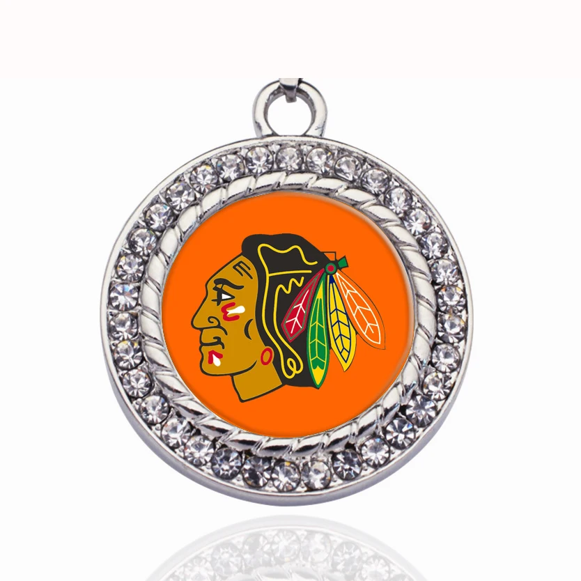 Хрустальная подвеска Черные ястребы сделай сам подходит для хоккея Шарм