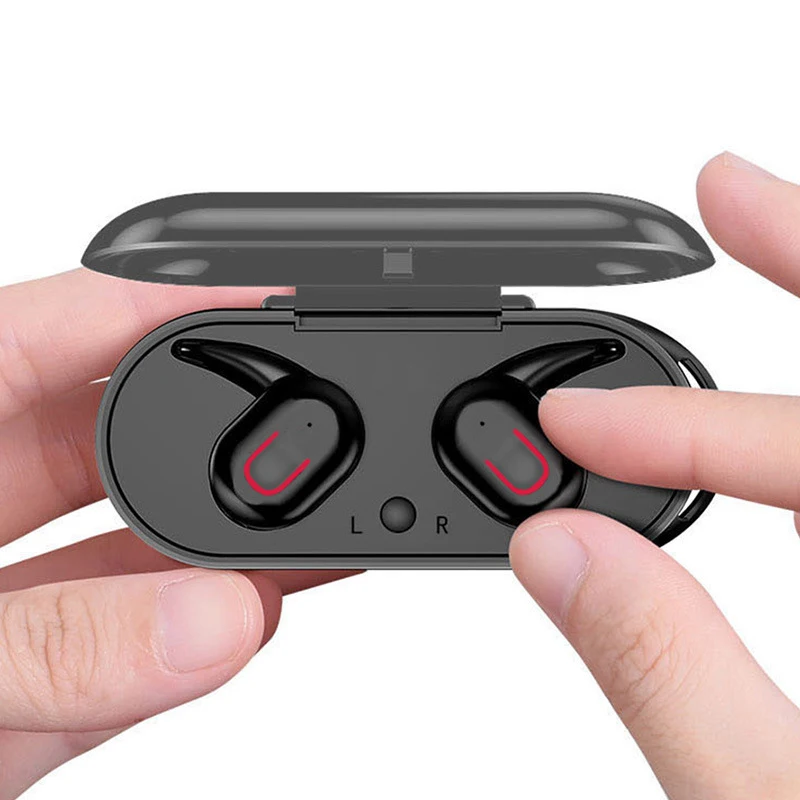 Портативные TWS беспроводные Bluetooth наушники V5.0 + EDR 3D стерео вкладыши с зарядным