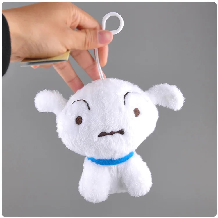 14 см милый маленький белый собака мультфильм японское аниме плюшевые игрушки