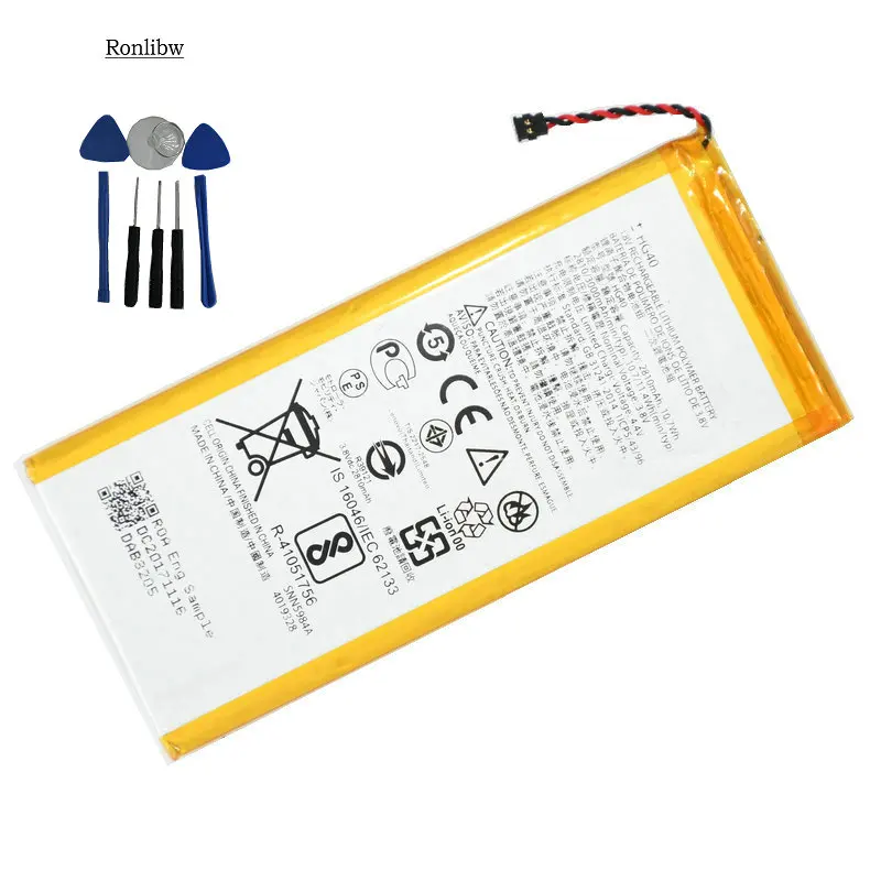 Ronlibw HG40 3000 мА/ч Батарея Замена для Motorola Moto G5 Plus XT1685 XT1687 XT1681 XT1684 moile