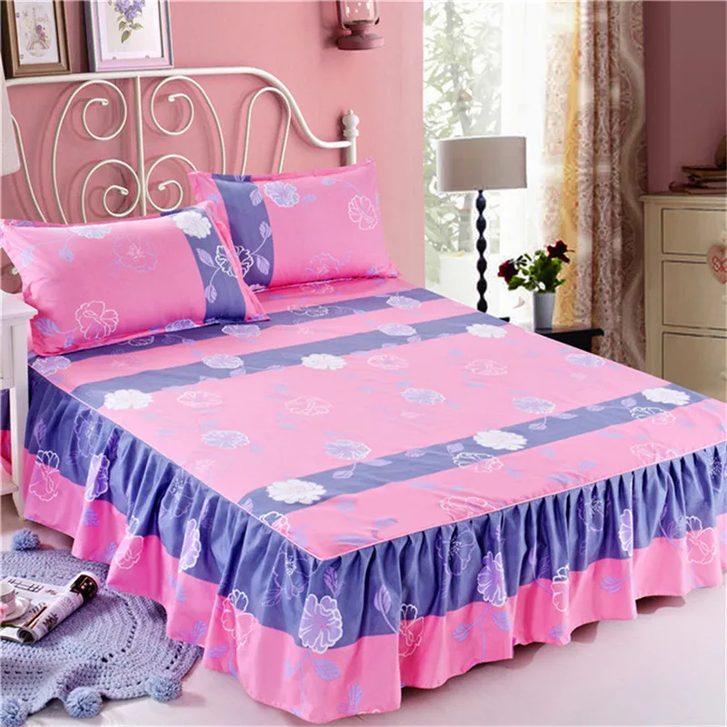Фото Постельное белье с цветочным принтом без наволочек 2020|bed skirt|skirt for bedbed bedspreads |