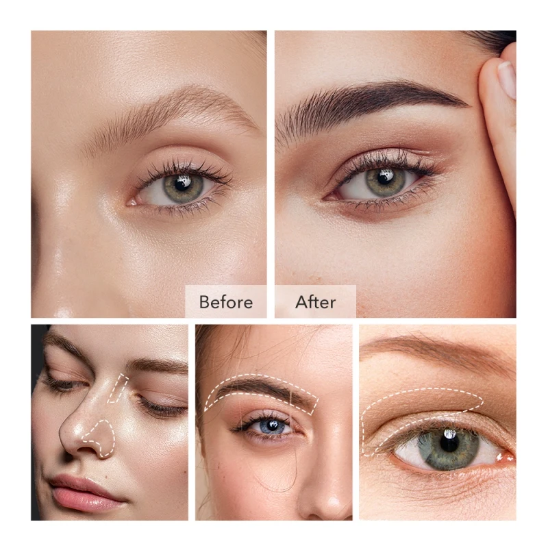 

New High Quality Double-end Eyeshadow Brush Soft Eye Shadow Brush Makeup Brush Cosmetic Tool