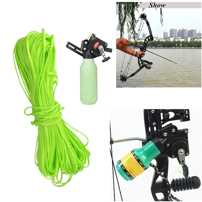 60 м лук блочный охотничий рыболовный трос катушка Рекурсивный рыболовные