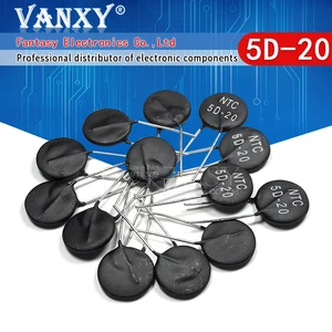 Термисторный резистор NTC 5D-20 5D20, 10 шт.