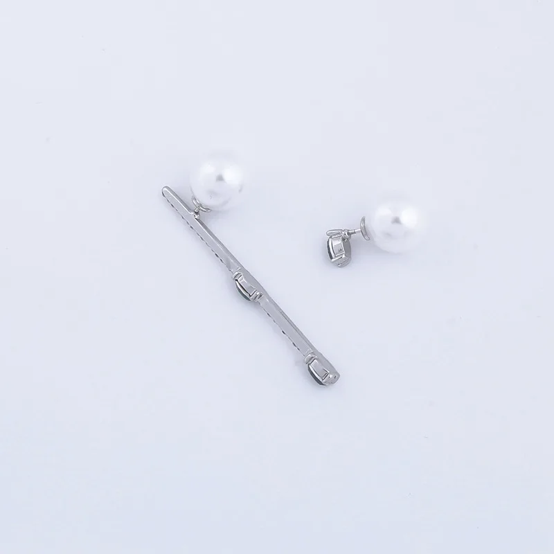 Стильные серьги гвоздики для женщин новая Асимметричная Серебристая акриловая