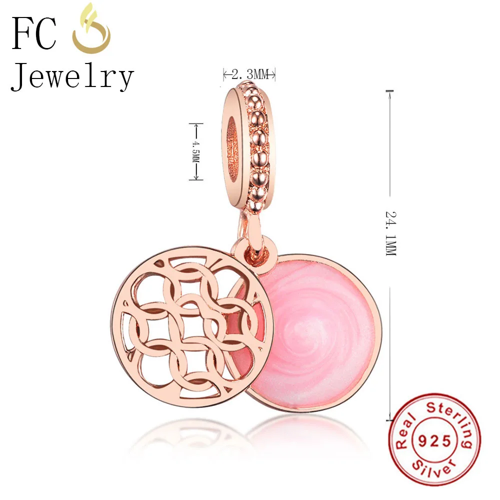 FC ювелирные изделия подходят оригинальные брендовые шармы браслеты 925 серебро