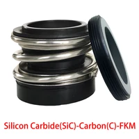 mb2mg12 32353840434550 ceramic carbon fkm fluororubber water pump single face coil spring bellows shaft mechanical seal