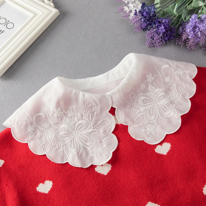 

Sweater decorative collar Korean version fake collar female wild fake collar sweater decorative fake collar lace shirt collar