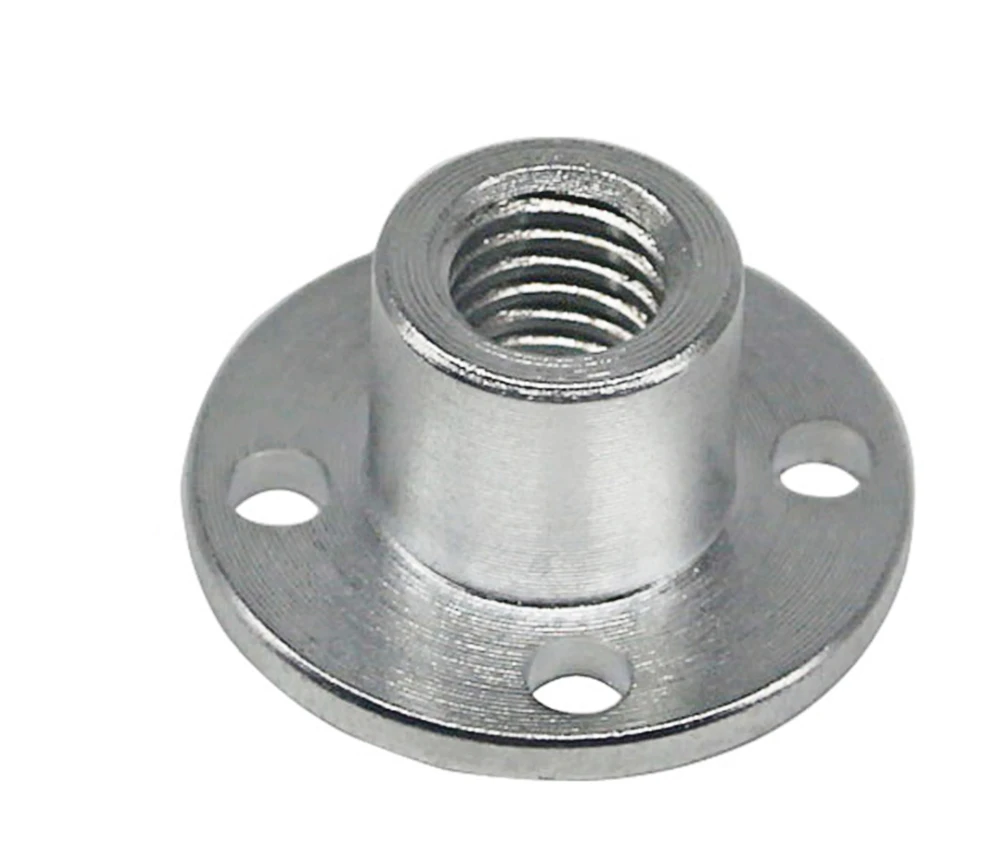 

Stainless steel Flange nut 6MM/8MM High temperature resistance Lead screw clockwise / counterclockwise screw nut
