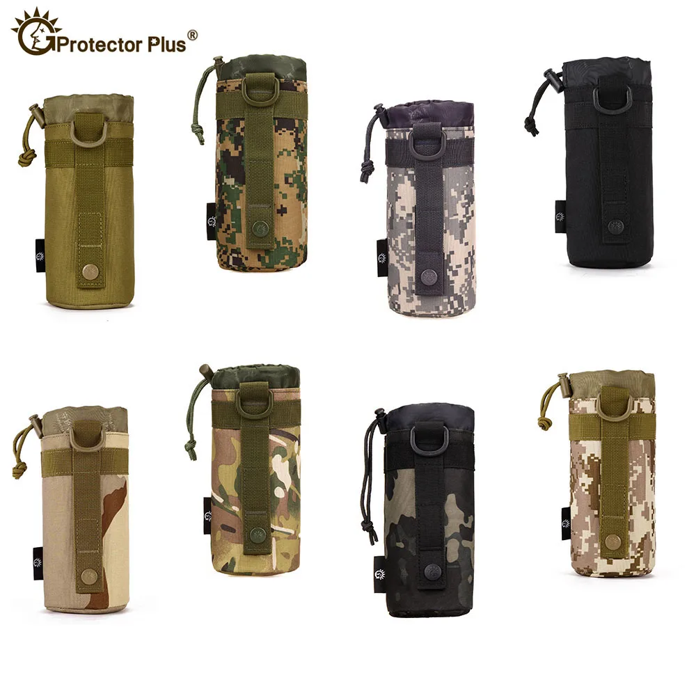 Сумка для альпинизма с одной водой MOLLE System прочный армейский чайник мужская