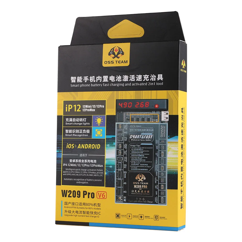 Аккумуляторная батарея W209 V6 испытательная панель активации для iPhone 11Pro Max X XS MAX XR 8