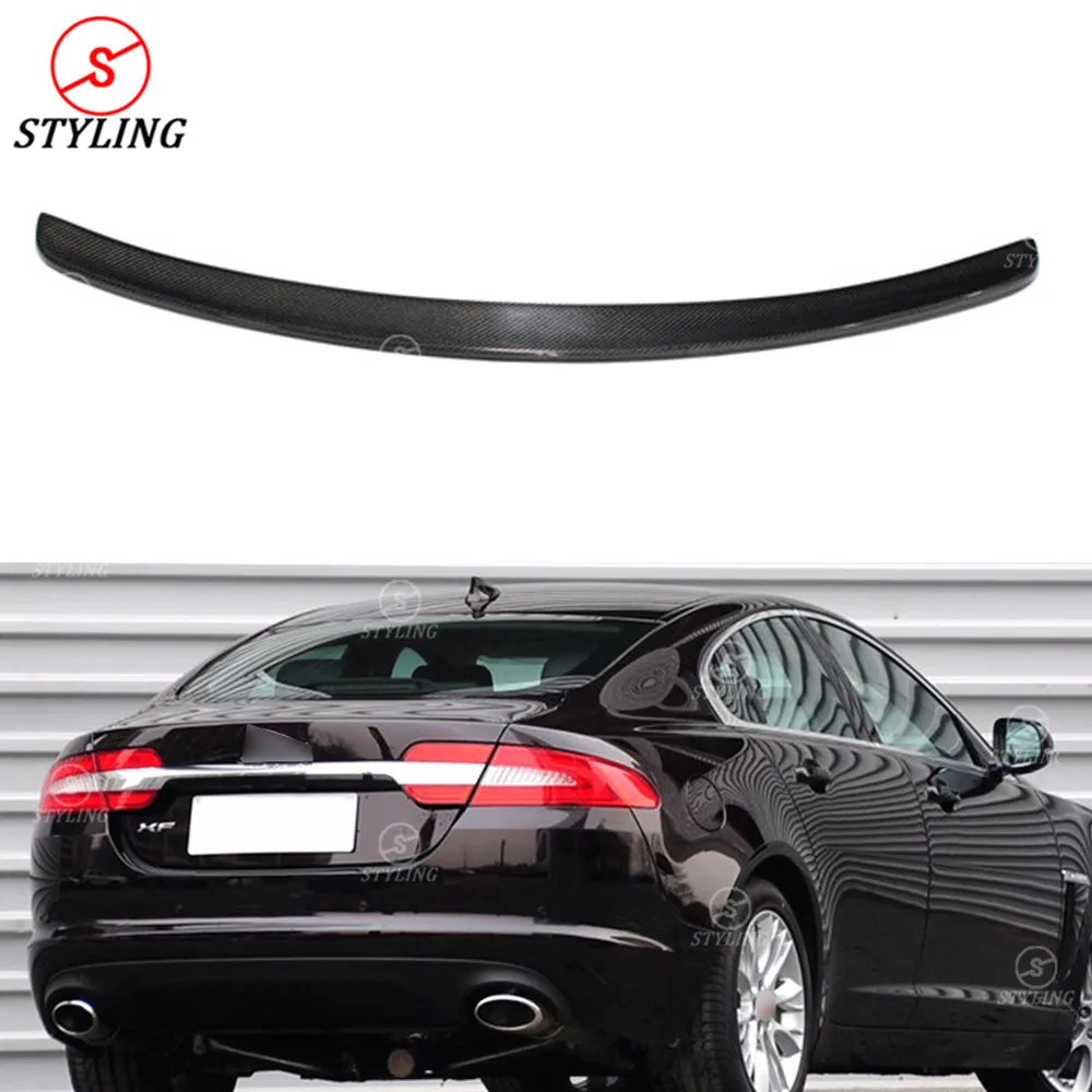 XF спойлер 2013 2014 2015 для Jaguar X250 X260 задний из углеродного волокна бампер багажник