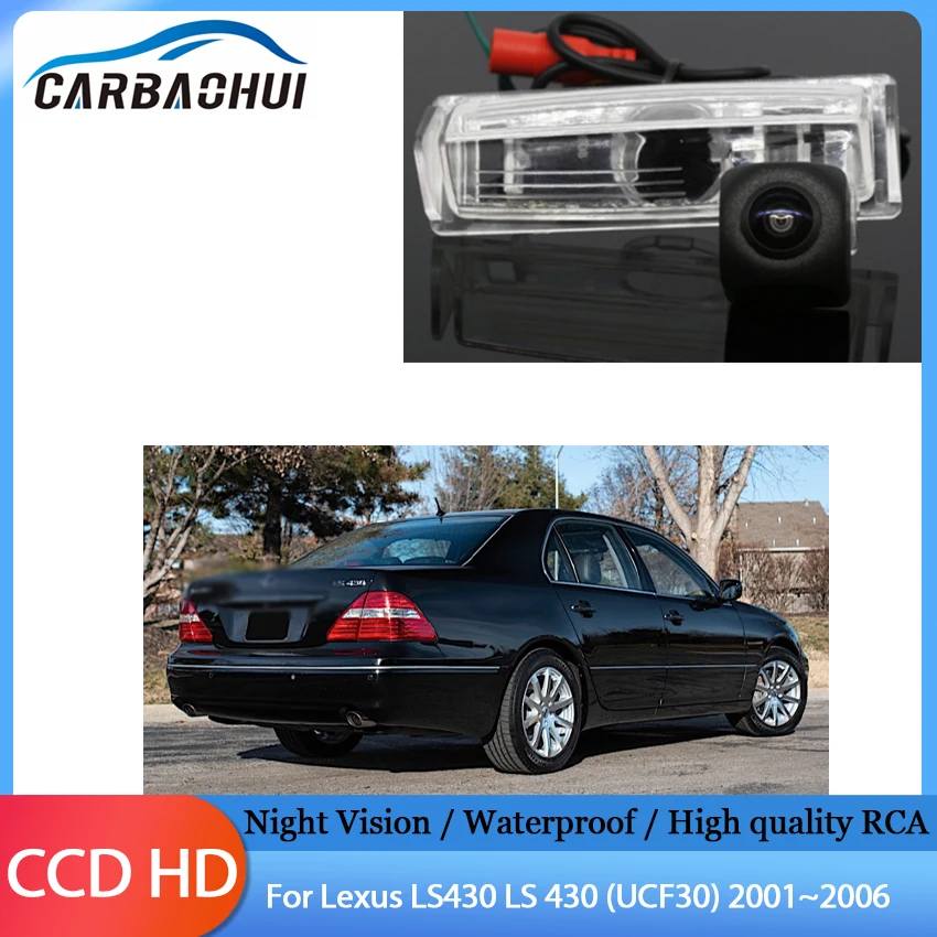 

HD камера заднего вида ночного видения CCD камера номерного знака для Lexus LS430 LS 430 (UCF30) 2001 2002 2003 2004 2005 2006
