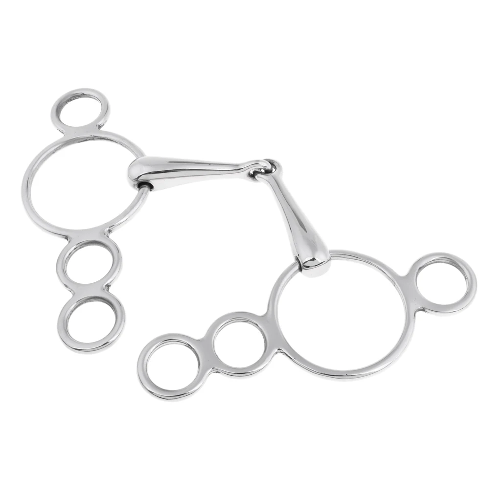Бит Gag Bit Horse Tack аксессуары для всадника из нержавеющей стали езды на английском