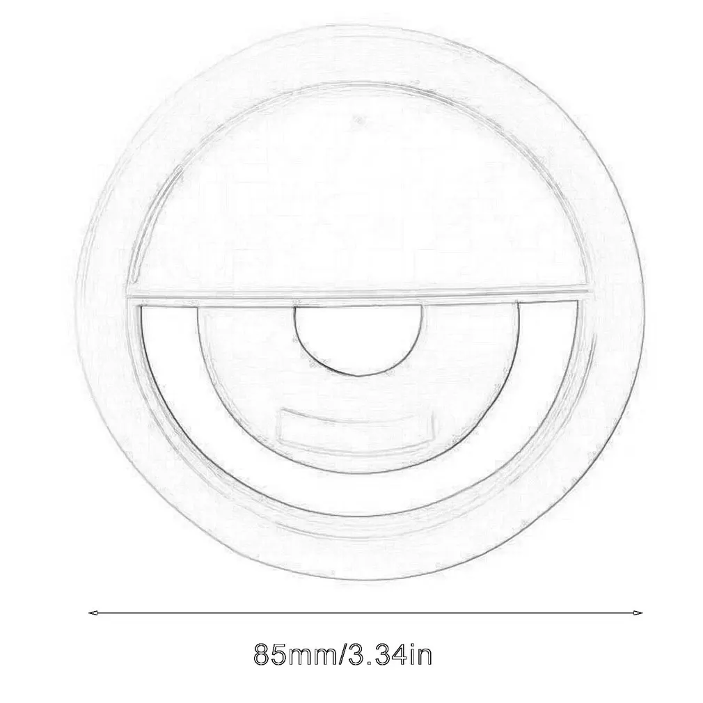 

New Selfie Light Ring Led Lamp Mobile Phone Lens Universal Selfie LED Lamp Ring Flash Cell Phone Camera Lenses Light Ring Clip