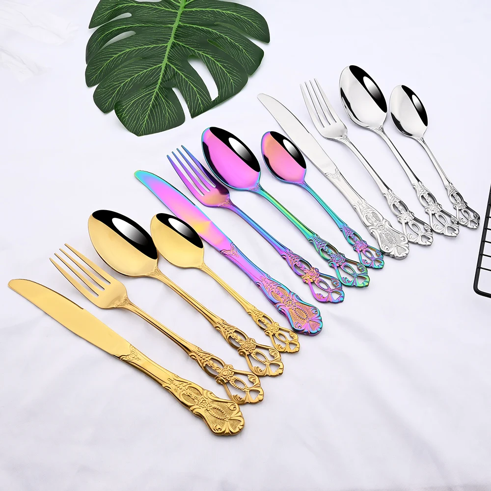 Набор столовых приборов из нержавеющей стали 30 шт./6 предметов | Дом и сад