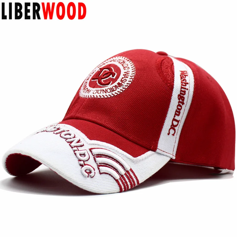LIBERWOOD брендовая Кепка DC Мужская КЕПКА ВАШИНГТОН. D.C Повседневная модная бейсболка