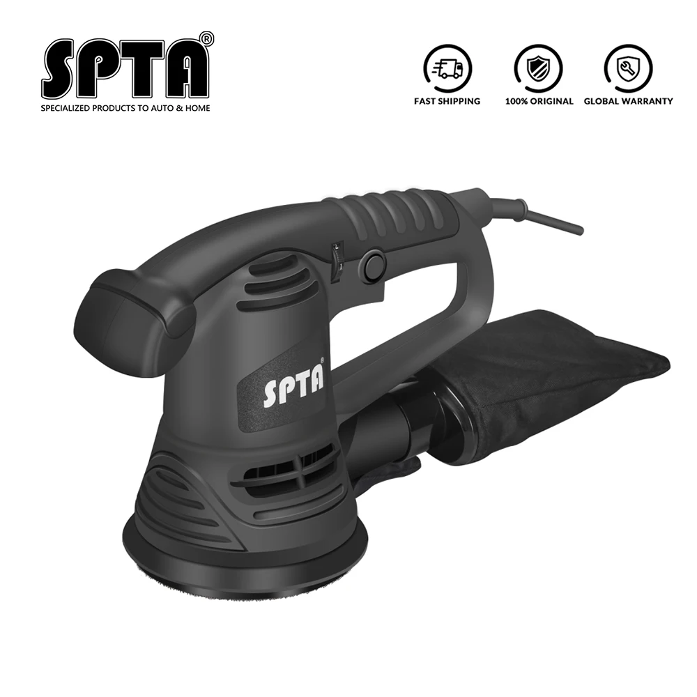 

SPTA Random Orbit Polisher Electric Polishing Machine OPM400-12000 Variable Speed Electric Polishing Machine Set