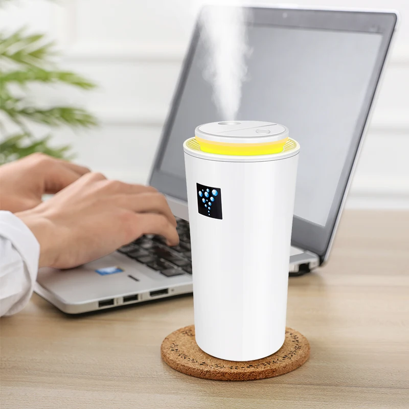 

USB Car Aroma Humidifier Mini Aroma Essential Oil Diffuser Ultrasonic Mist Maker Aromatherapy for Home Office Living Room
