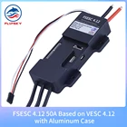 FSESC 4,12 50A исходя из VESC 4,12 с Алюминий чехол на электрический скейтборд контролируется VX1 VX2 PRO пульт дистанционного управления  Flipsky