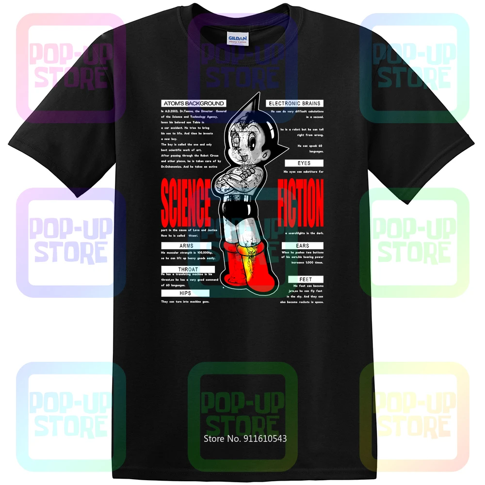 Evintage Astro Boy Mighty Atom 3D Голограмма Tezuka продукция Япония футболка унисекс размер: