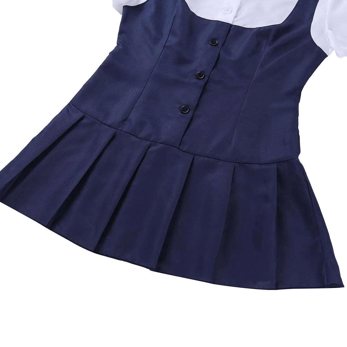 Женская школьная маскарадный костюм для девочек ролевая игра форма с короткими